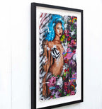 Beautiful Species, Blue - Boutique Edition by artist Lhouette - Wyecliffe Galleries