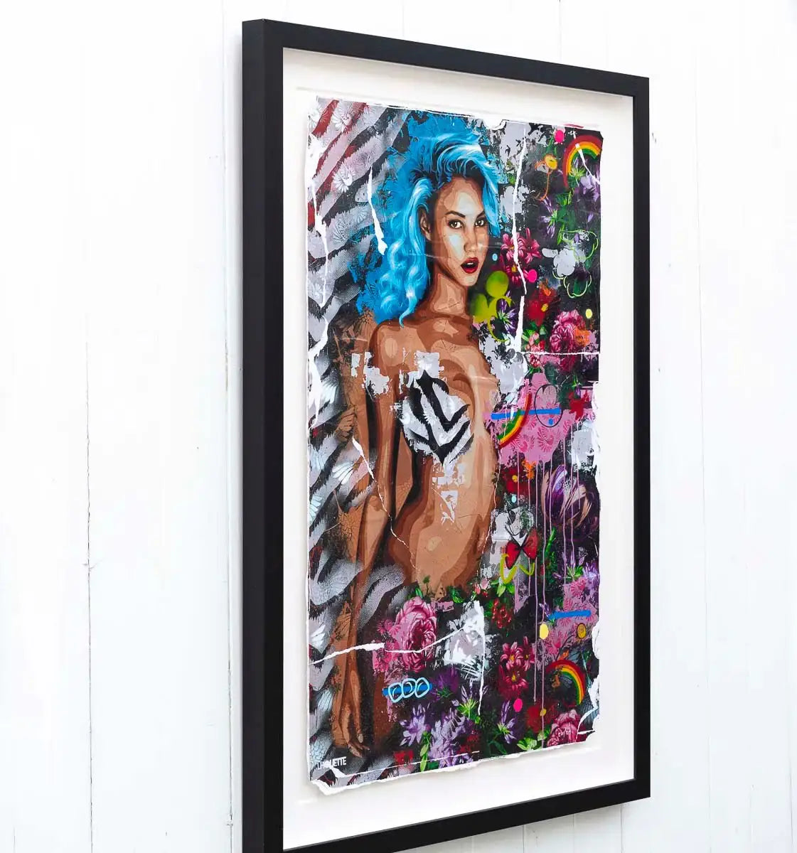 Beautiful Species, Blue - Boutique Edition by artist Lhouette - Wyecliffe Galleries