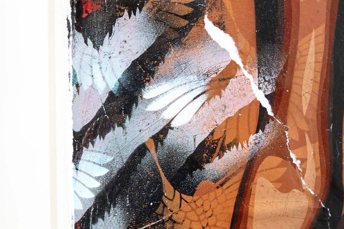 Beautiful Species, Blue - Boutique Edition by artist Lhouette - Wyecliffe Galleries