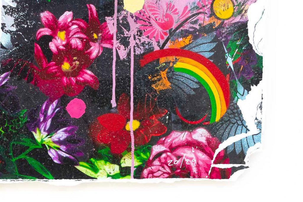 Beautiful Species, Blue - Boutique Edition by artist Lhouette - Wyecliffe Galleries