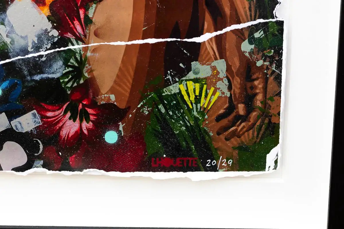 Beautiful Species, Pink - Boutique Edition by artist Lhouette - Wyecliffe Galleries