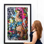 Beautiful Species, Pink - Boutique Edition by artist Lhouette - Wyecliffe Galleries