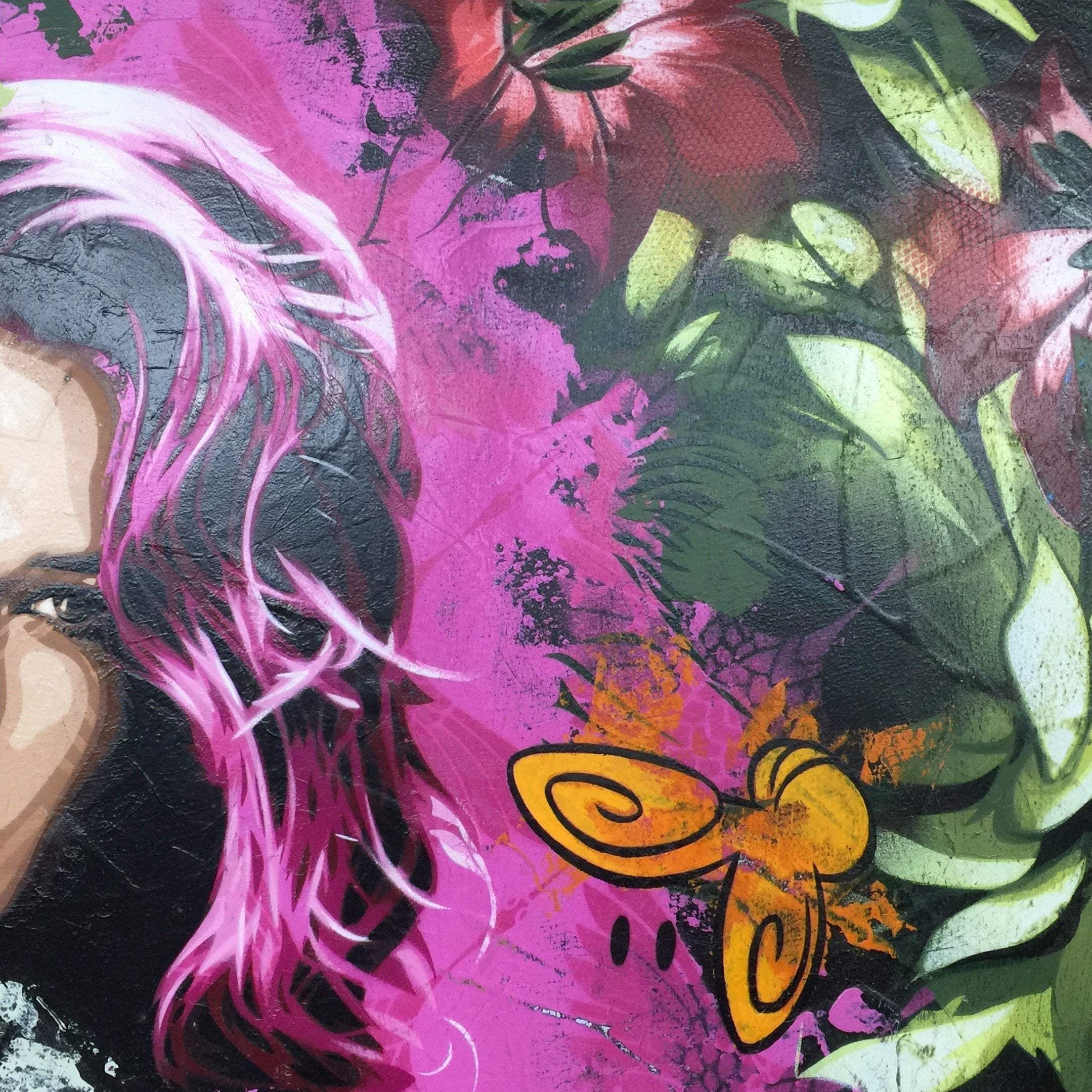 Beautiful Species - Pink - Original - SOLD by artist Lhouette - Wyecliffe Galleries