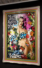 Beautiful Species - Pink - Original - SOLD by artist Lhouette - Wyecliffe Galleries