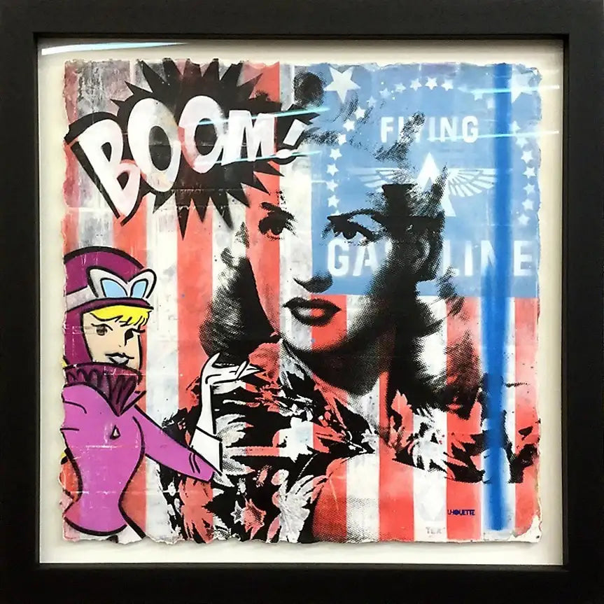 Boom! Betty - Edition - SOLD by artist Lhouette - Wyecliffe Galleries