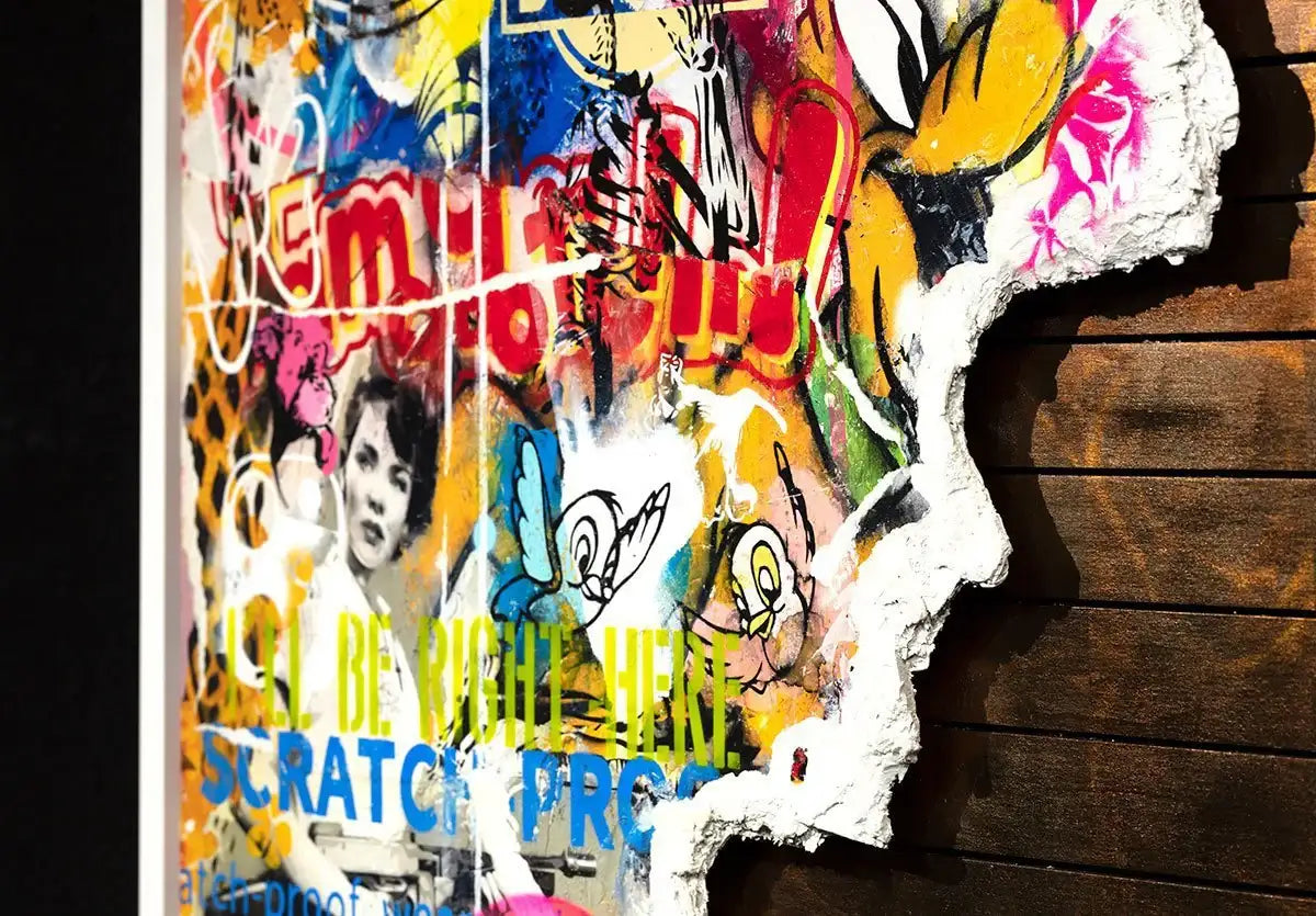 Broken Promises - Deluxe Edition V - SOLD by artist Lhouette - Wyecliffe Galleries