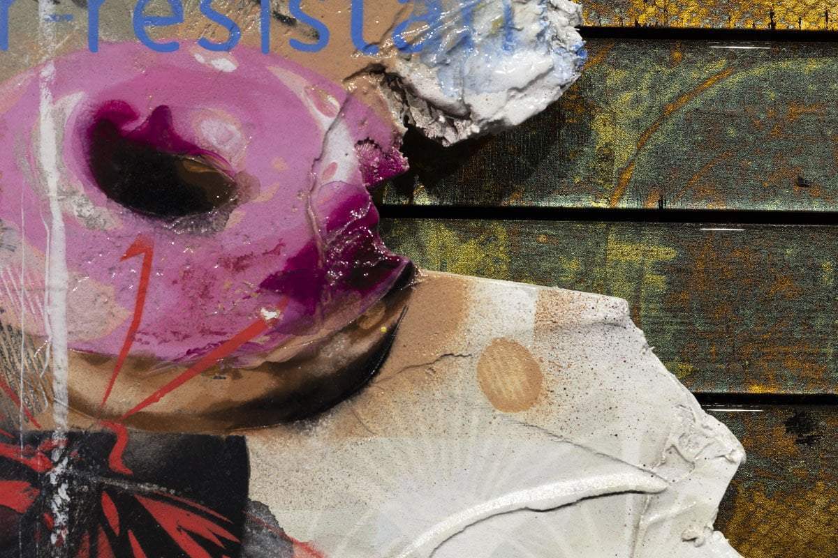 Broken Promises I - Original - SOLD by artist Lhouette - Wyecliffe Galleries