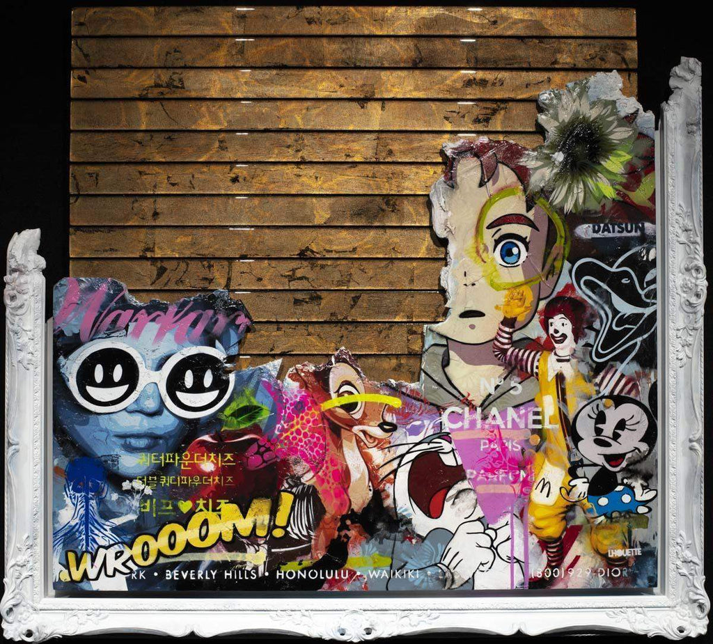 Broken Promises II - Original - SOLD by artist Lhouette - Wyecliffe Galleries