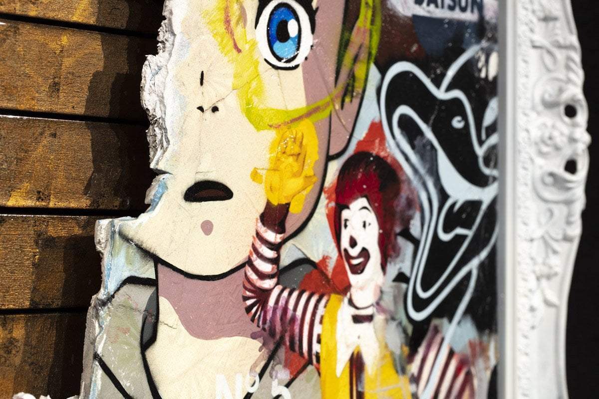 Broken Promises II - Original - SOLD by artist Lhouette - Wyecliffe Galleries