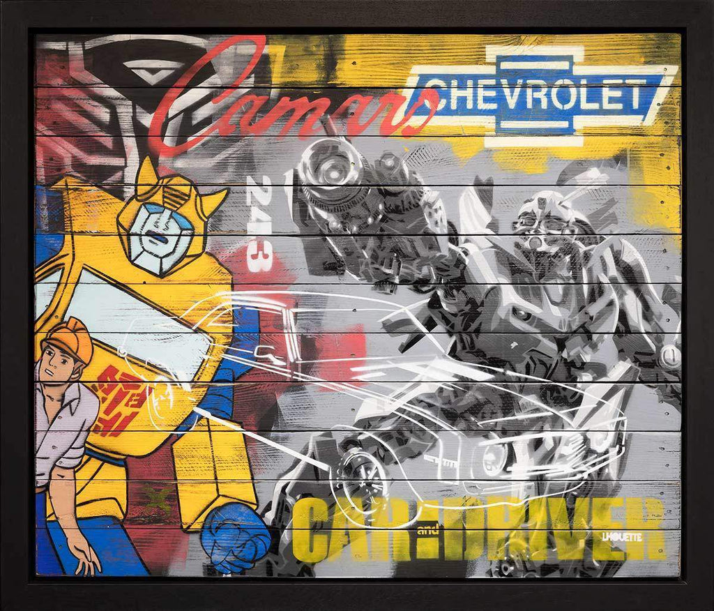 Bumblebee - Original - SOLD by artist Lhouette - Wyecliffe Galleries