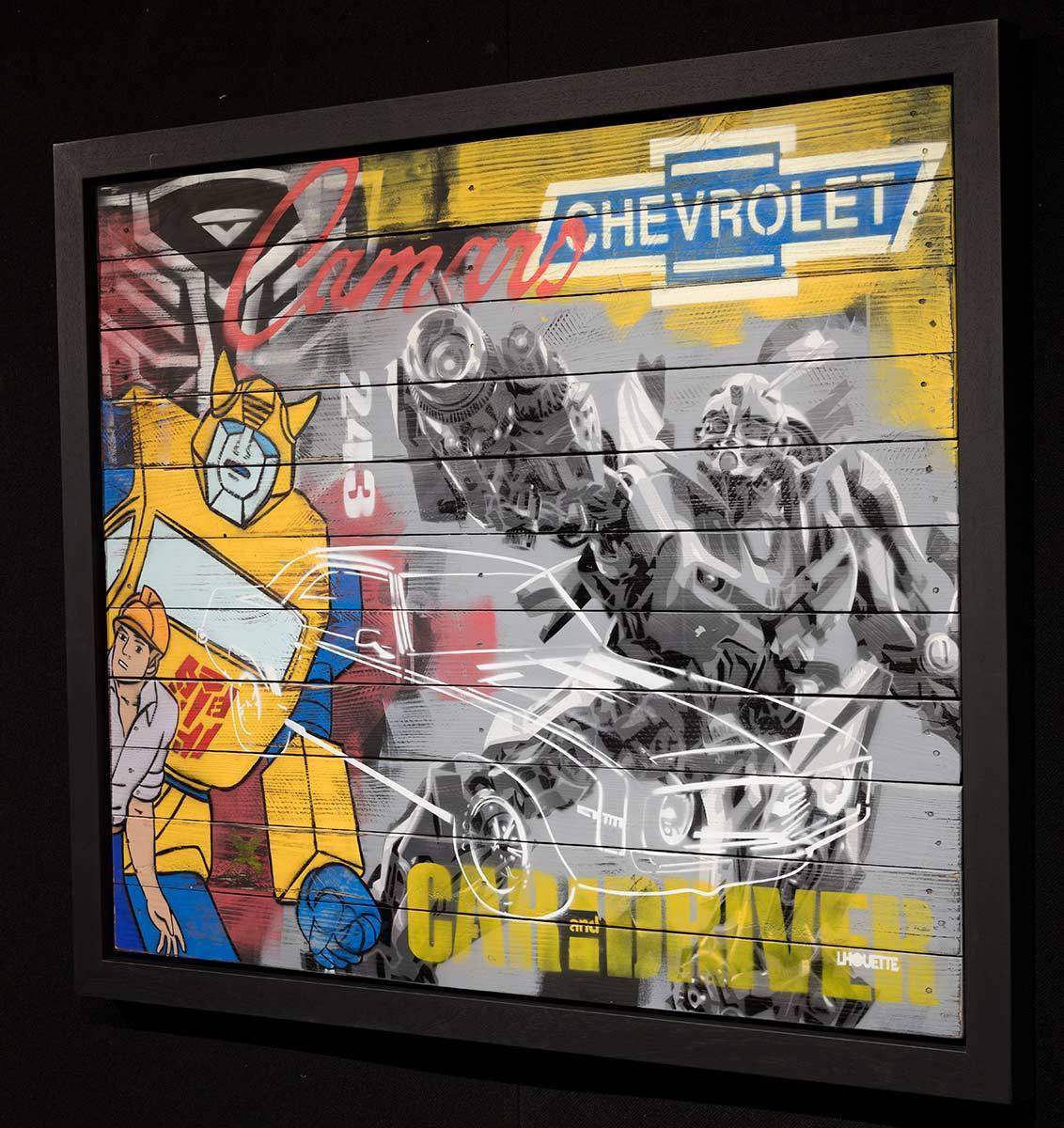 Bumblebee - Original - SOLD by artist Lhouette - Wyecliffe Galleries