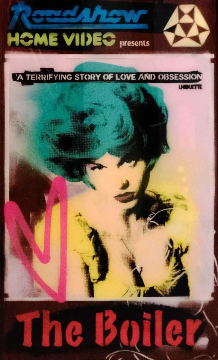 Bunny Boiler I - Video Heaven - SOLD by artist Lhouette - Wyecliffe Galleries