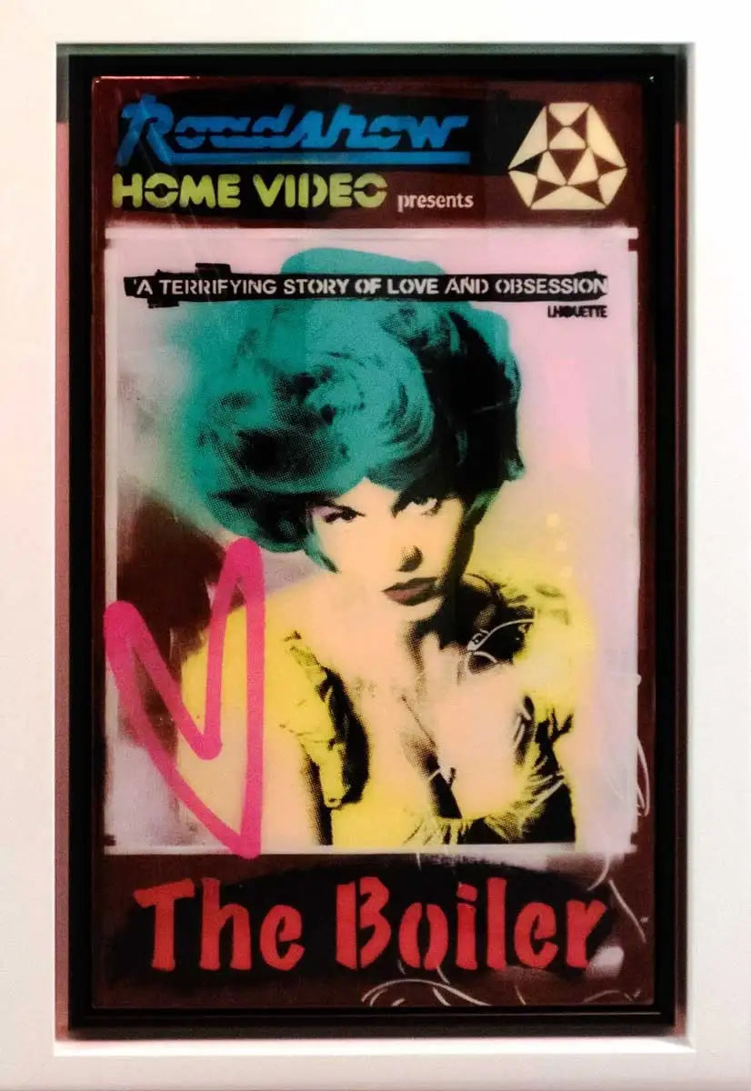 Bunny Boiler I - Video Heaven - SOLD by artist Lhouette - Wyecliffe Galleries