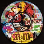 Cable Drum - Iron Man - SOLD by artist Lhouette - Wyecliffe Galleries