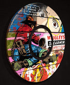 Cable Drum - Martyrdom - Original - SOLD by artist Lhouette - Wyecliffe Galleries