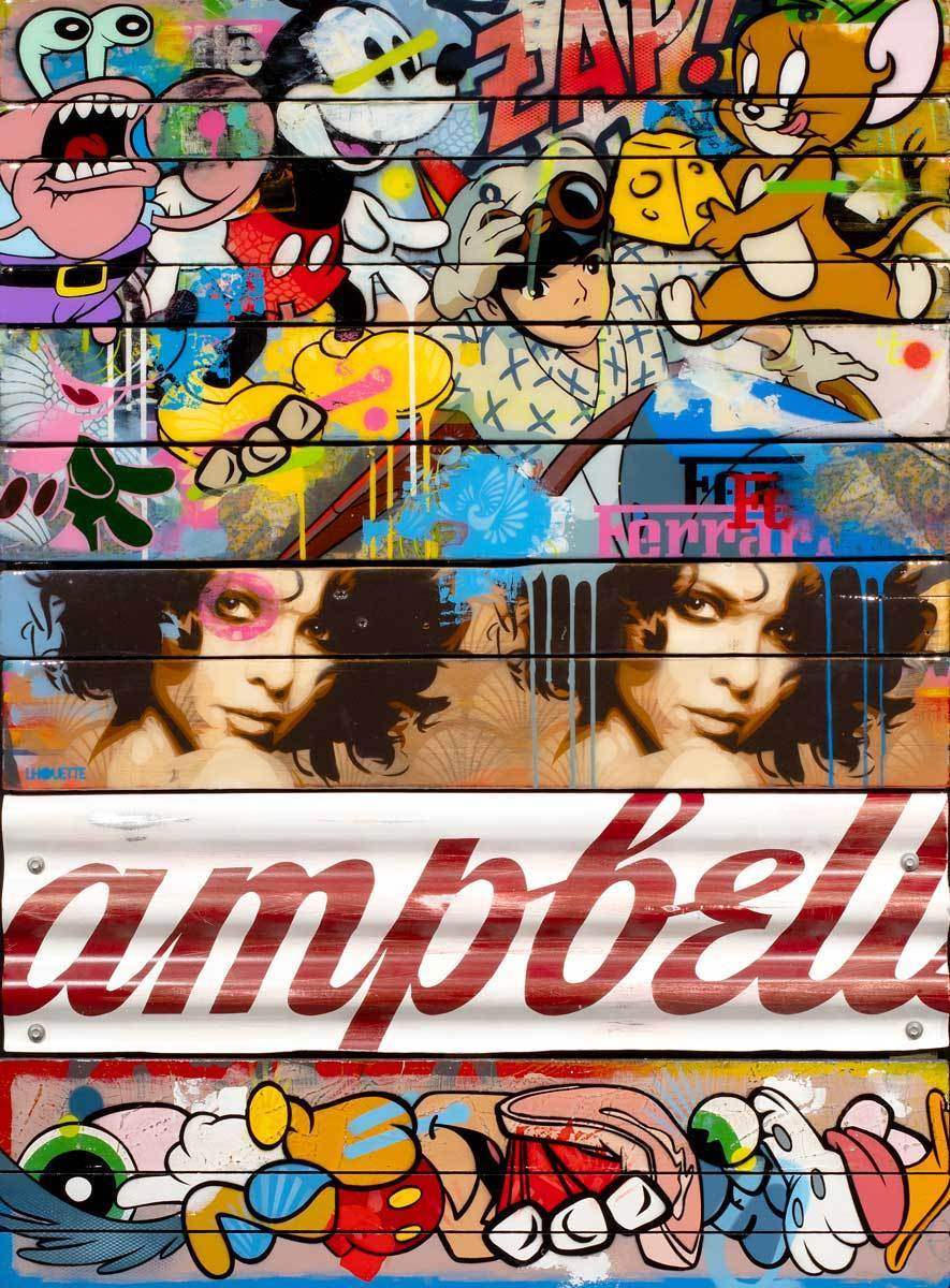 Campbell's - Lost and Found - SOLD by artist LHouette - Wyecliffe Galleries