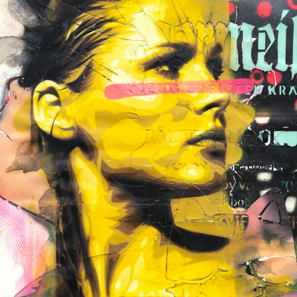 Caramel Cat - Original by artist Lhouette - Wyecliffe Galleries