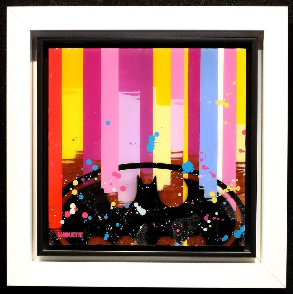 Colour Crate - Batman - Original - SOLD by artist Lhouette - Wyecliffe Galleries