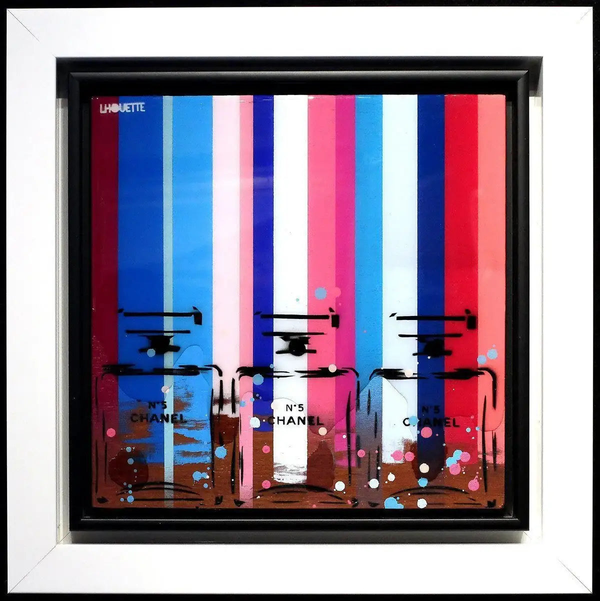 Colour Crate - Chanel No5 - SOLD by artist Lhouette - Wyecliffe Galleries