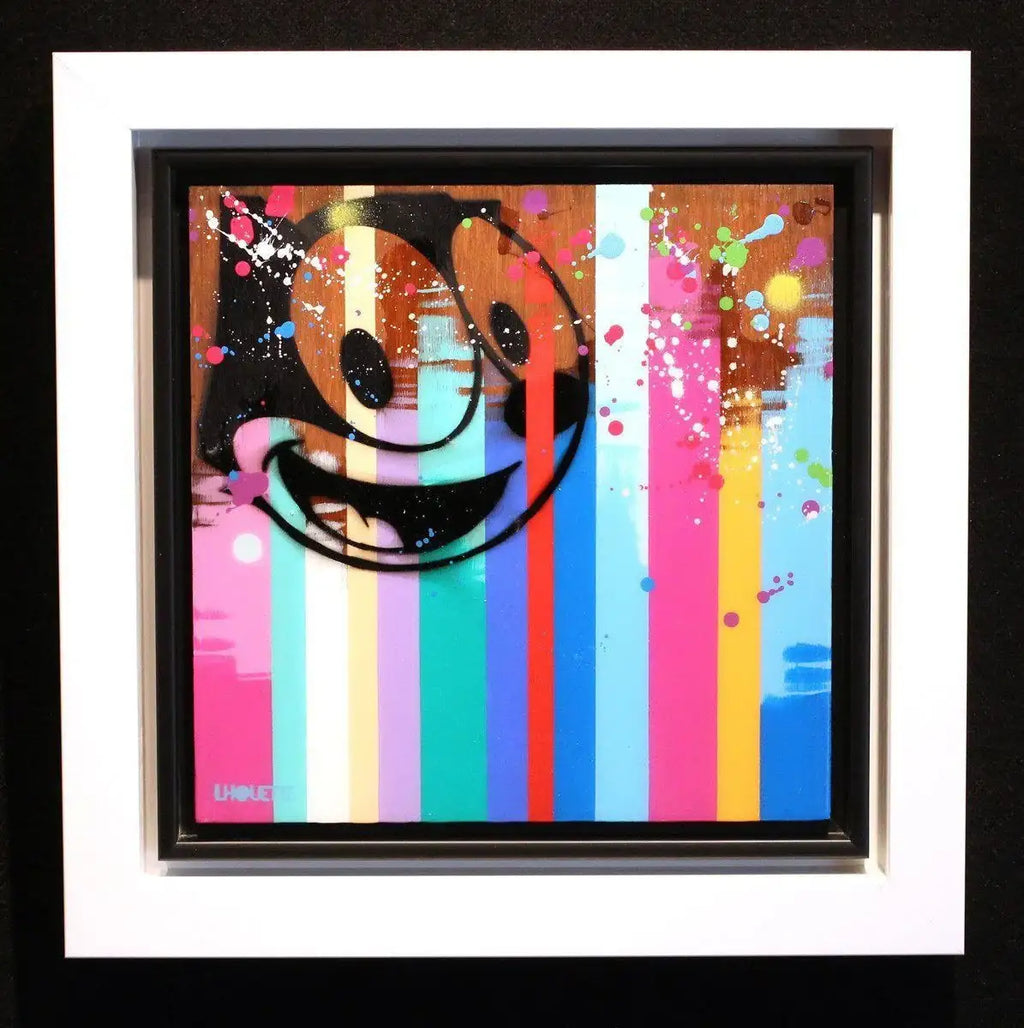 Colour Crate - Felix - Original - SOLD by artist Lhouette - Wyecliffe Galleries