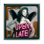 Colour Crate - Guardian Angel I - Original - SOLD by artist Lhouette - Wyecliffe Galleries