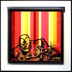 Colour Crate - Iron Man - SOLD by artist Lhouette - Wyecliffe Galleries