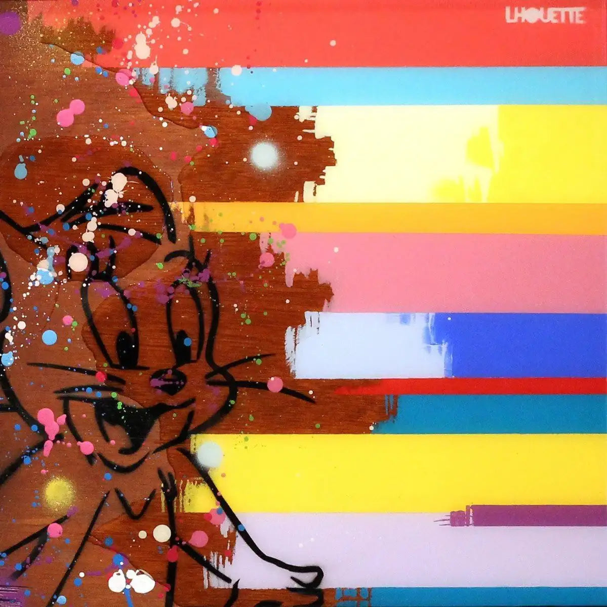 Colour Crate - Jerry - SOLD by artist Lhouette - Wyecliffe Galleries