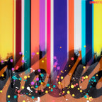 Colour Crate - Kell - Original - SOLD by artist Lhouette - Wyecliffe Galleries