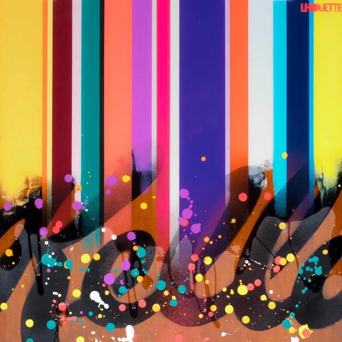 Colour Crate - Kell - Original - SOLD by artist Lhouette - Wyecliffe Galleries