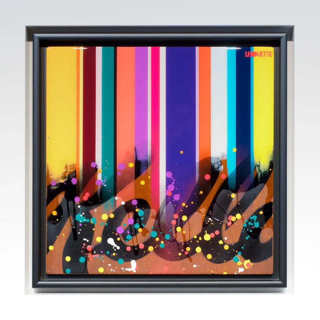 Colour Crate - Kell - Original - SOLD by artist Lhouette - Wyecliffe Galleries