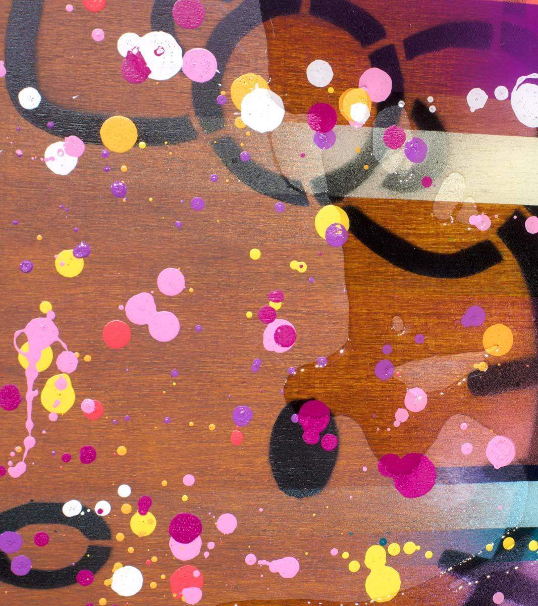 Colour Crate - Hello Kitty - Original - SOLD by artist Lhouette - Wyecliffe Galleries