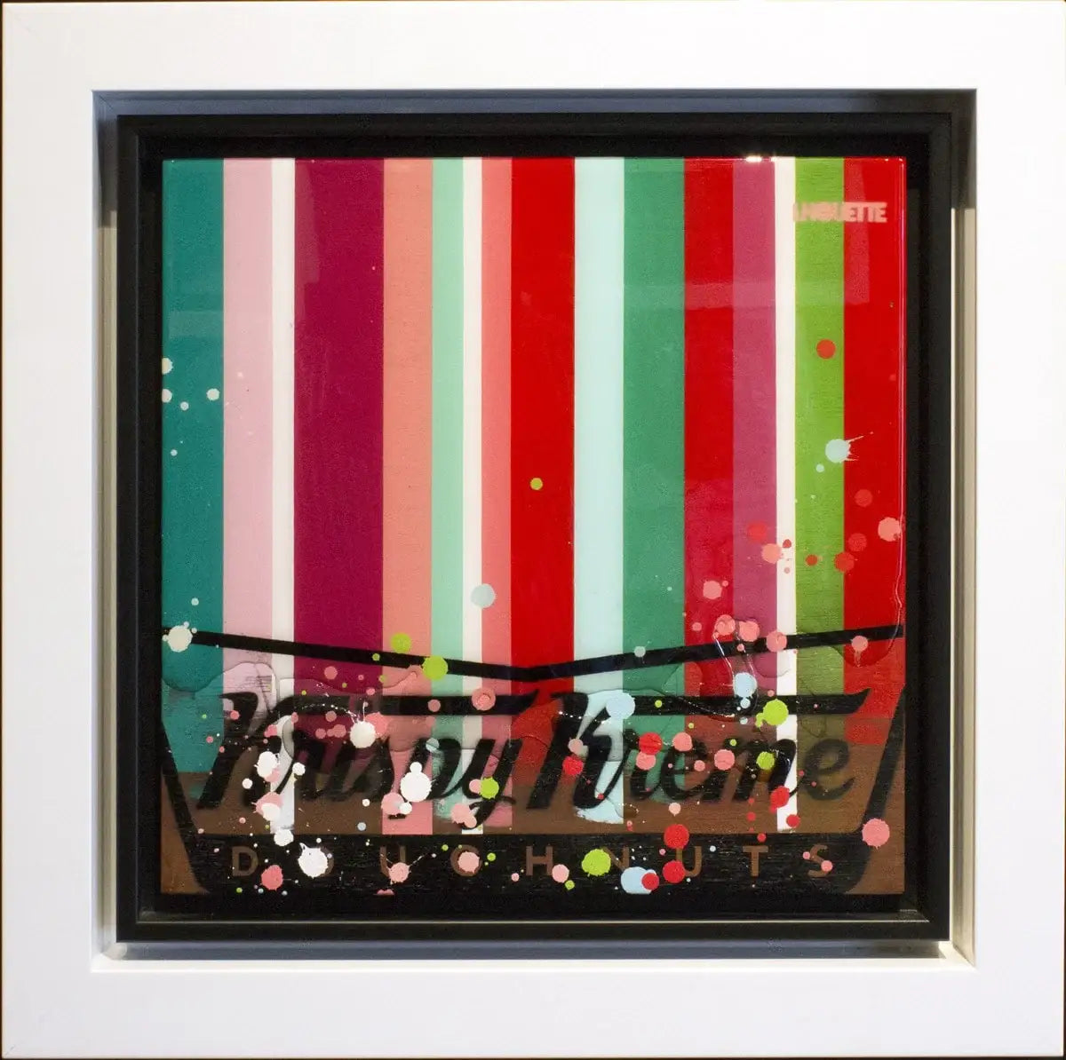 Colour Crate - Krispy Kreme - SOLD by artist Lhouette - Wyecliffe Galleries