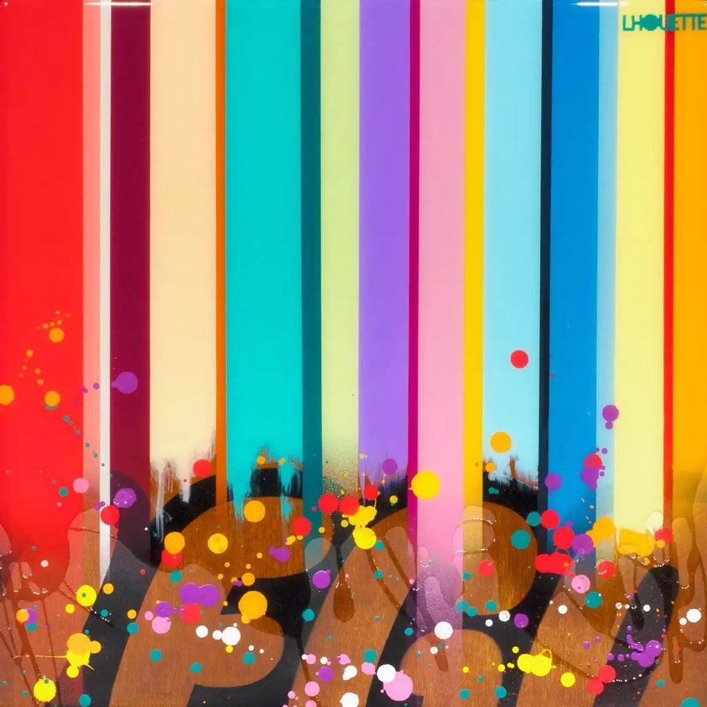 Colour Crate - Lego 2 - SOLD by artist Lhouette - Wyecliffe Galleries