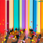 Colour Crate - Lego 2 - SOLD by artist Lhouette - Wyecliffe Galleries