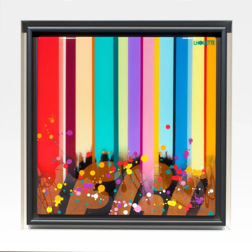 Colour Crate - Lego 2 - SOLD by artist Lhouette - Wyecliffe Galleries