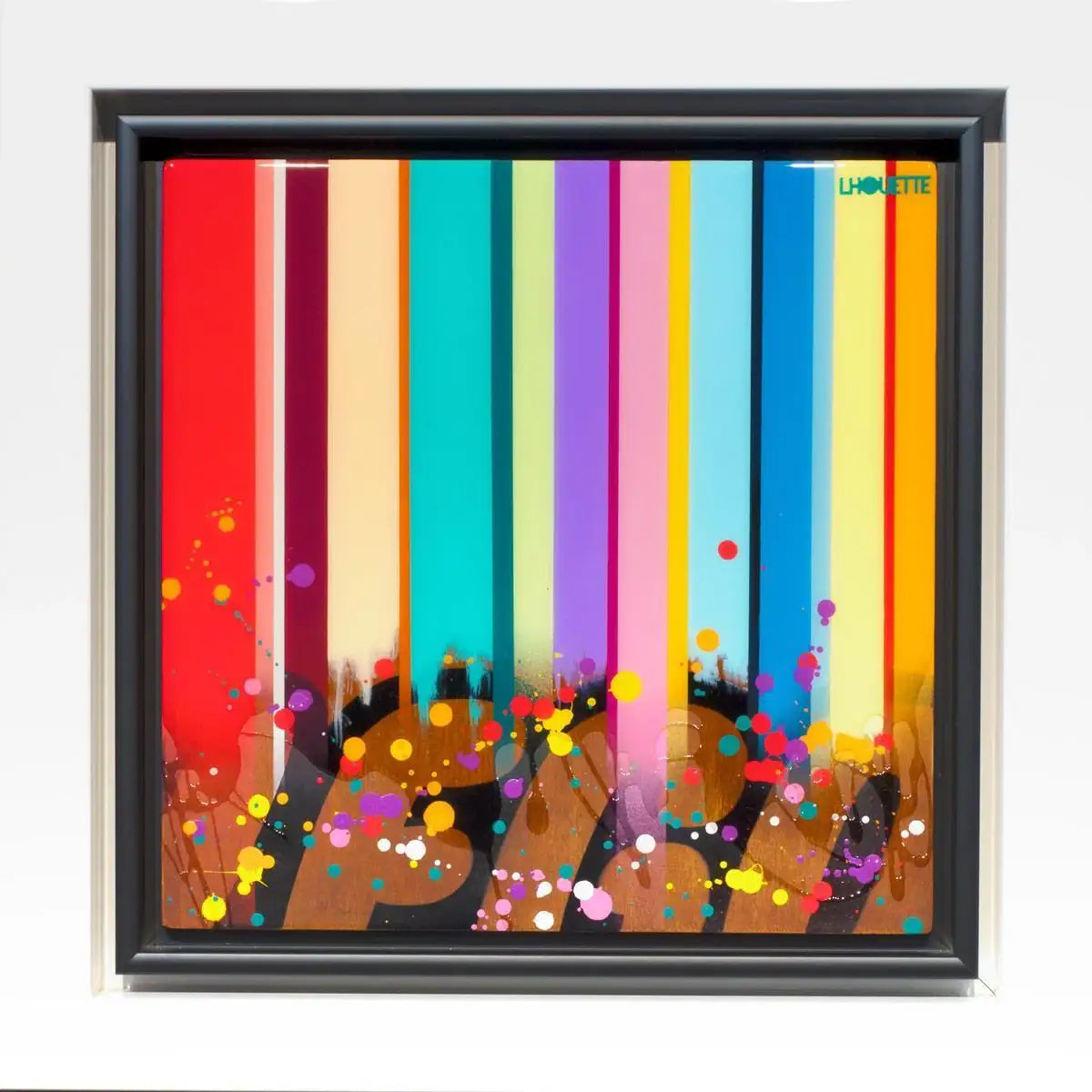 Colour Crate - Lego 2 - SOLD by artist Lhouette - Wyecliffe Galleries