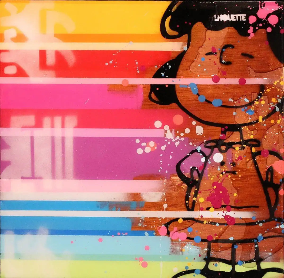 Colour Crate - Lucy - SOLD by artist Lhouette - Wyecliffe Galleries