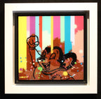 Colour Crate - Mighty - ORIGINAL - SOLD by artist Lhouette - Wyecliffe Galleries