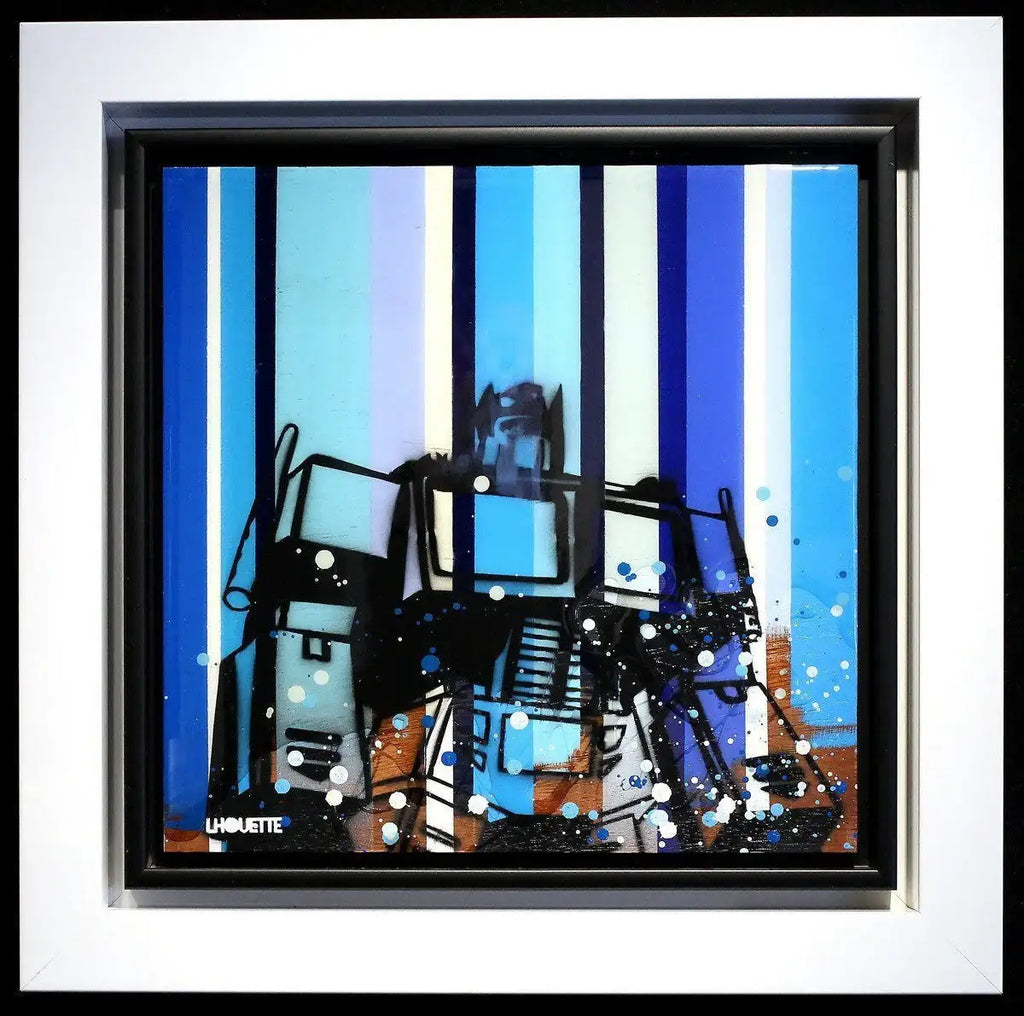 Colour Crate - Optimus Prime - SOLD by artist Lhouette - Wyecliffe Galleries