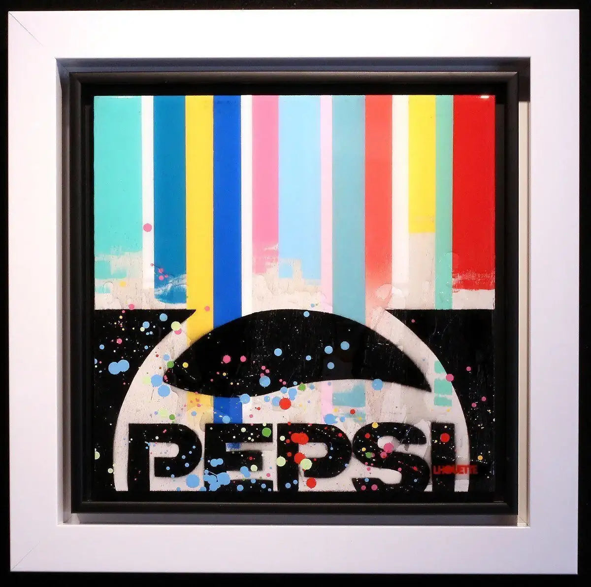 Colour Crate - Pepsi - SOLD by artist Lhouette - Wyecliffe Galleries