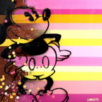 Colour Crate - Pink Mickey - SOLD by artist Lhouette - Wyecliffe Galleries