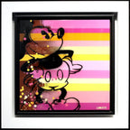 Colour Crate - Pink Mickey - SOLD by artist Lhouette - Wyecliffe Galleries