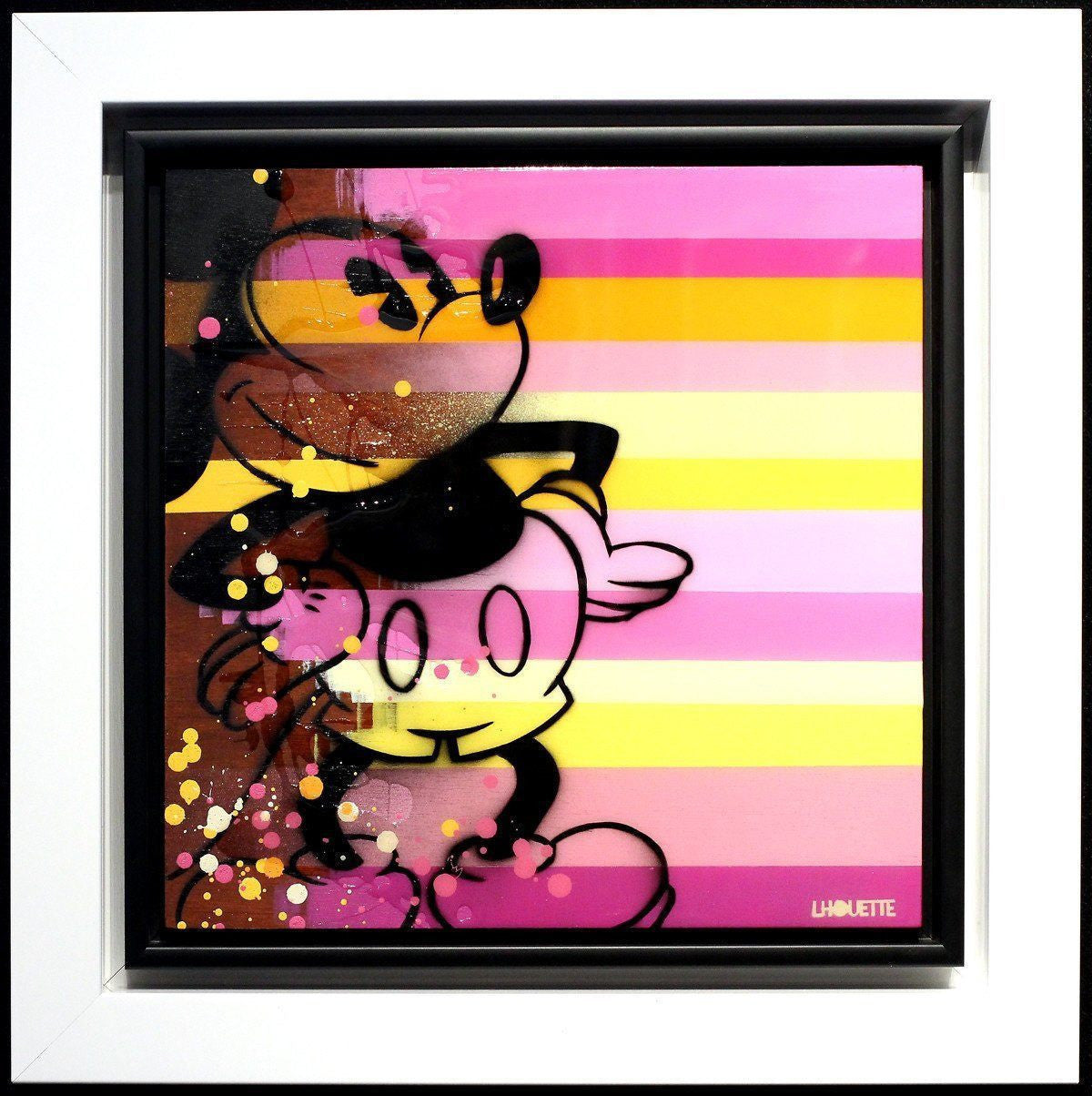 Colour Crate - Pink Mickey - SOLD Lhouette