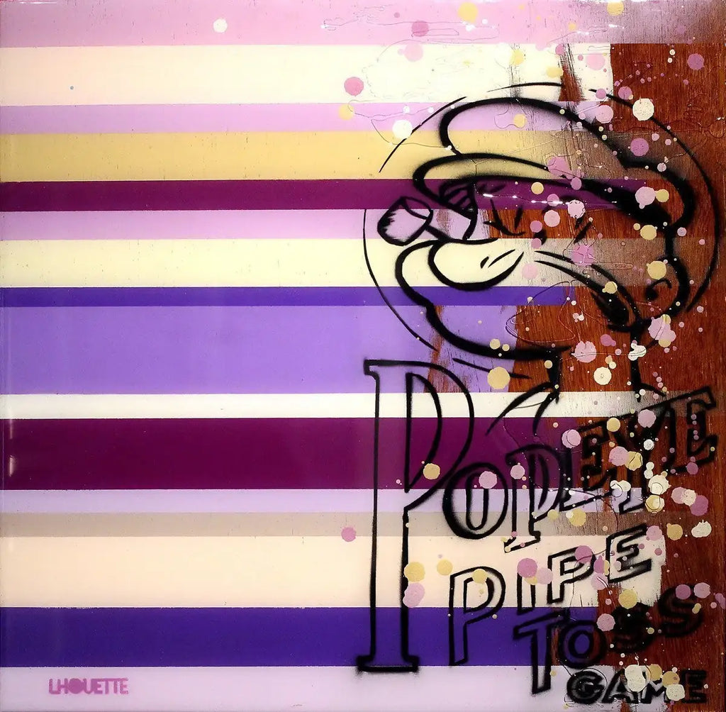 Colour Crate - Popeye II - SOLD by artist Lhouette - Wyecliffe Galleries