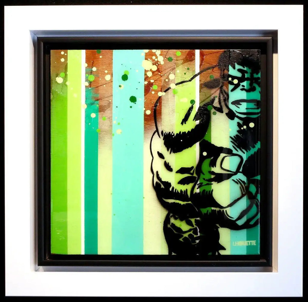 Colour Crate - The Hulk - SOLD by artist Lhouette - Wyecliffe Galleries