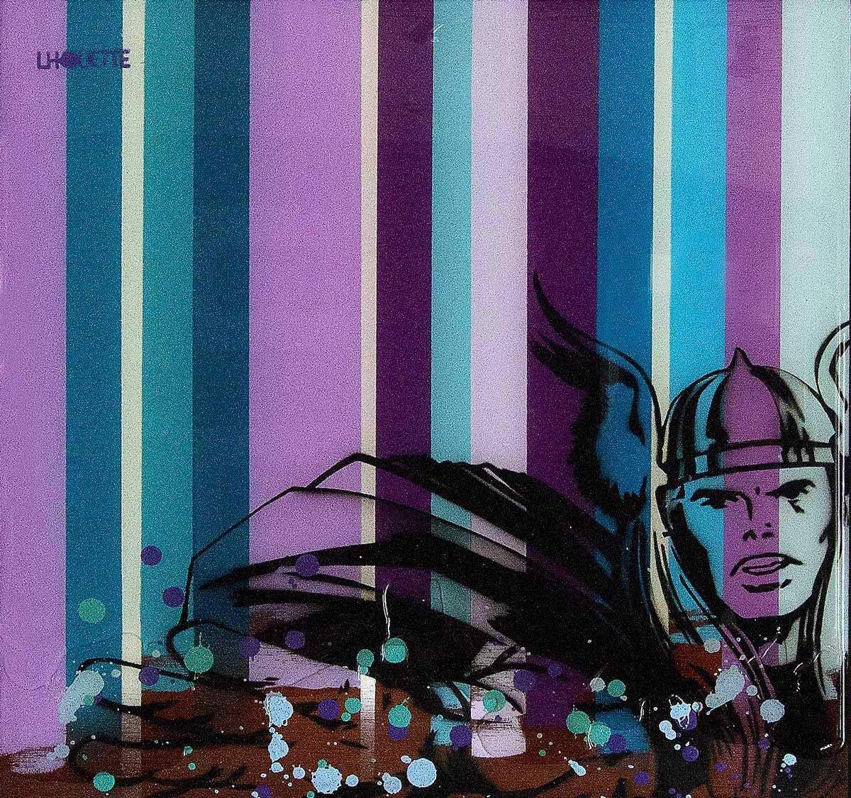 Colour Crate - Thor II - Original - SOLD by artist Lhouette - Wyecliffe Galleries