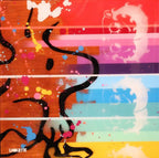 Colour Crate - Woodstock - Original - SOLD by artist Lhouette - Wyecliffe Galleries