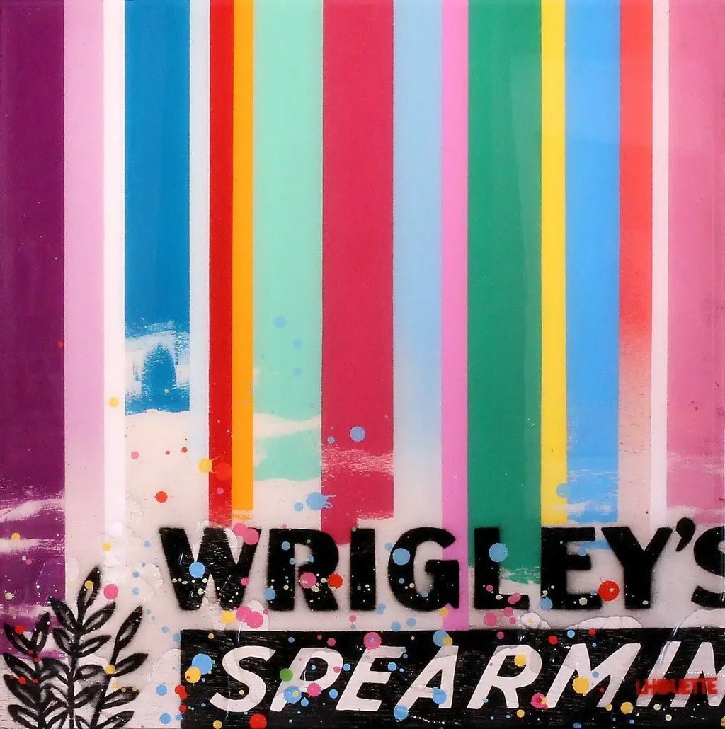 Colour Crate - Wrigley's - Original - SOLD by artist Lhouette - Wyecliffe Galleries