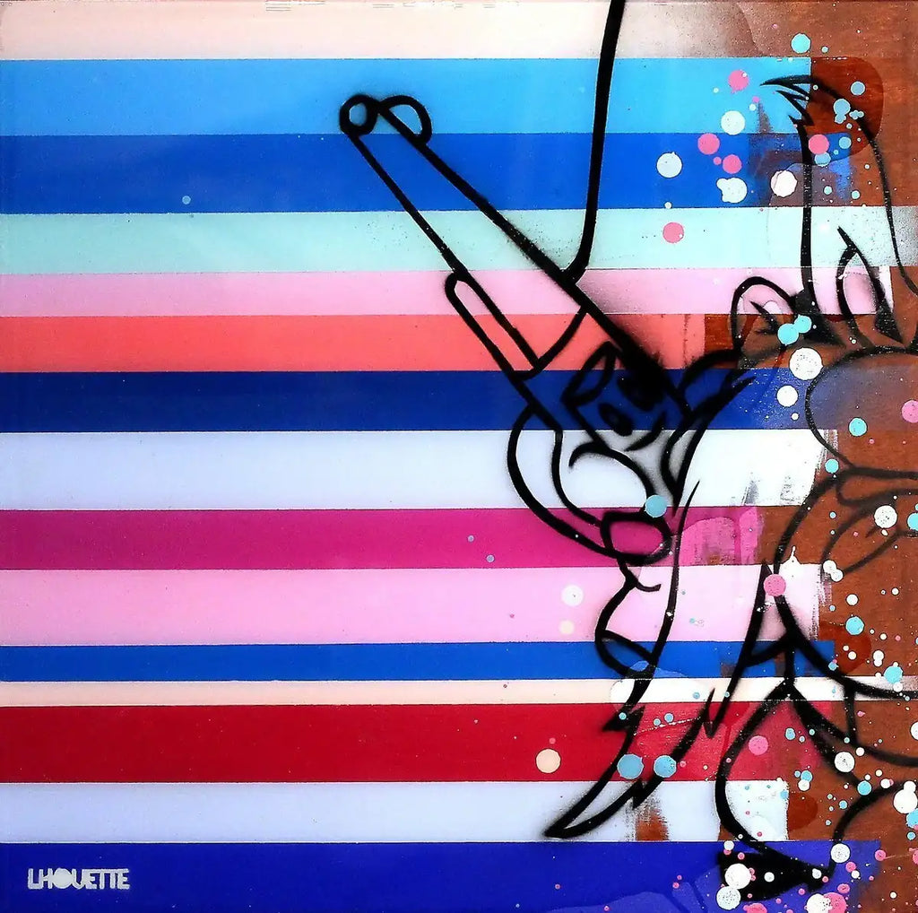 Colour Crate - Yosemite Sam - SOLD by artist Lhouette - Wyecliffe Galleries