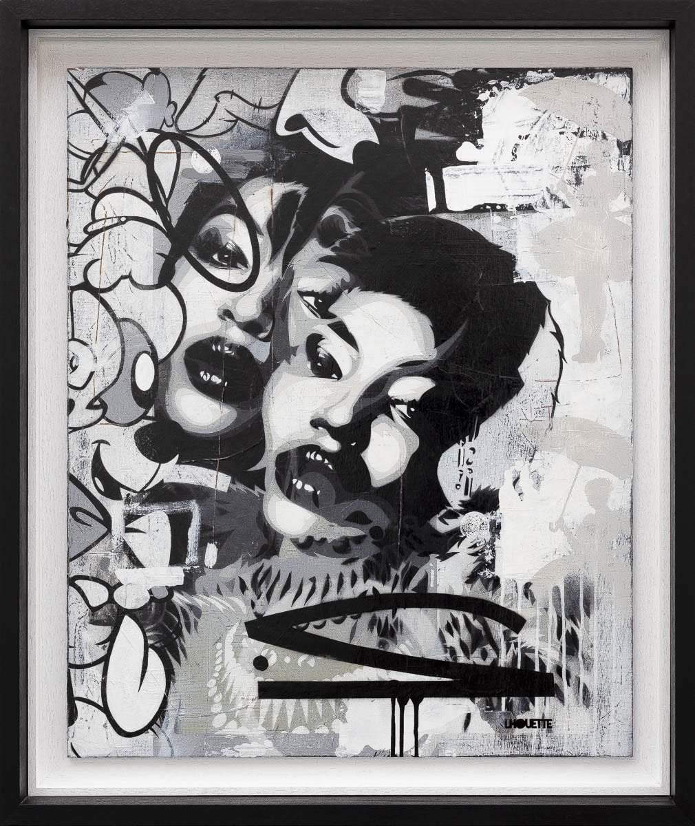 Naomi Mono Abstract - Original - SOLD by artist Lhouette - Wyecliffe Galleries